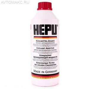 HEPU Антифриз Hepu красный концентрат, 1.5л