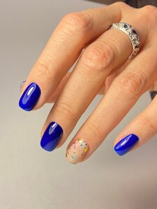 Снятие, маникюр, покрытие гель лаком 