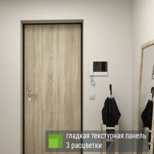 Стальная дверь с гладкой панелью