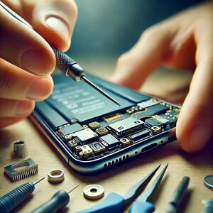 Замена разъема зарядки смартфона
