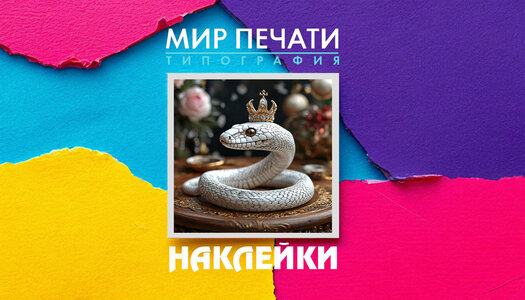 Печать наклеек от 2-х руб!Формат 50х50 мм,90х90 мм