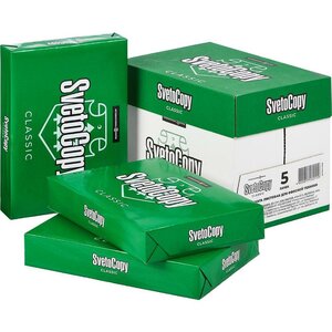 Бумага офисная А4, 80 г/м2, 500 л., марка С, SVETOCOPY C