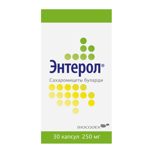 Энтерол капс. 250мг №30 фл.