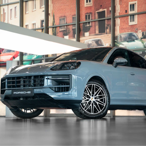 Porsche Cayenne Coupé голубой