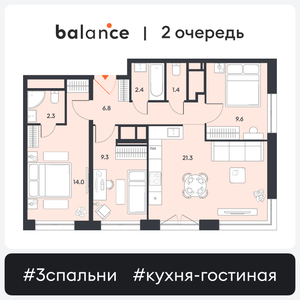 Несколько ванных комнат