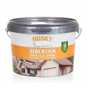 HUSKY SIBERIAN Краска для дерева акриловая Слоновая кост