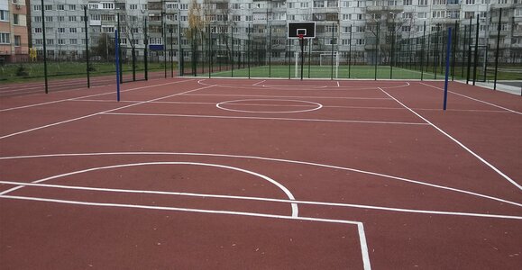 Резиновые покрытия для спортивных площадок