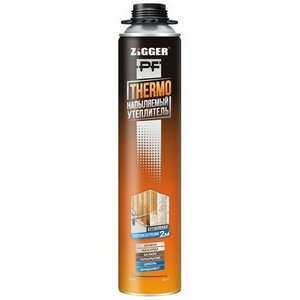 Клей-пена KimTec ZIGGER PF THERMO напыляемый утеплитель