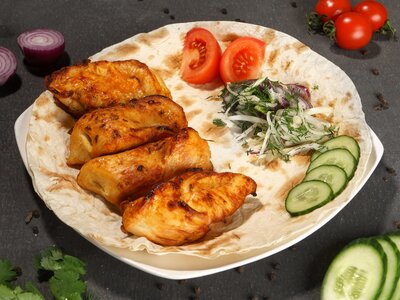 Шашлык из куриной грудки