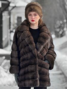 Жакет из меха соболя