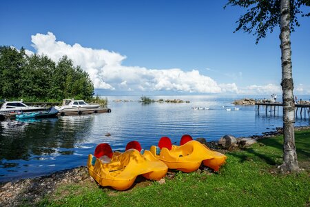 Прокат водных велосипедов