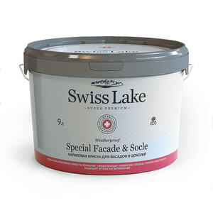 Акриловая краска для фасадов и цоколей Swiss Lake Specia