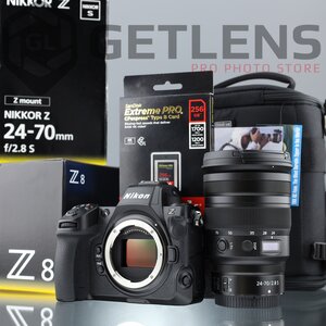 Nikon Z8 + Z 24-70 2.8 + SanDisk Type B 256Gb W1200 + Ho