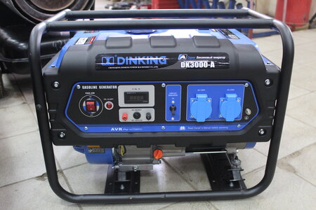 Генератор бензиновый Dinking DK3000-A (3кВт, 7 л.с.)