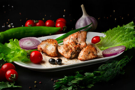 Шашлык из свиной шейки