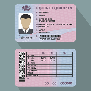 Перевод водительского удостоверения