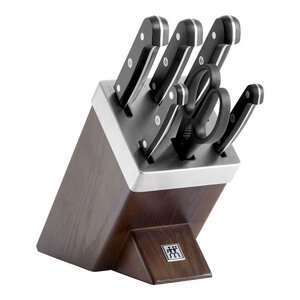 Набор ножей 7пр. в подставке с заточкой zwilling gourmet