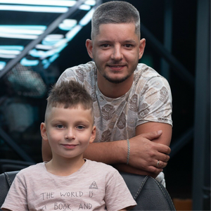 Стрижка мужская + стрижка детская до 12 лет