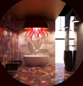 Керамогранит Керамогранит GALAXY Red 60x60