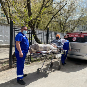 Перевозка лежачих больных на приём ко врачу
