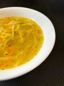Суп лапша домашняя с курицей