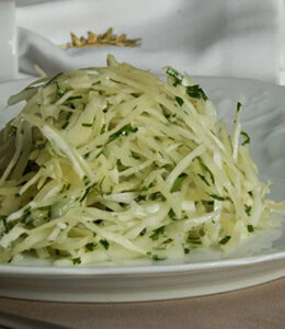 Салат из капусты с маслом