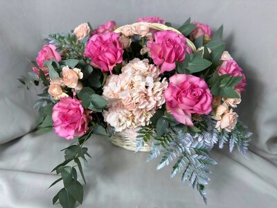 Цветочная корзина 