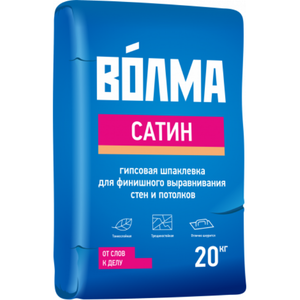 Волма сатин шпаклевка гипсовая 20кг