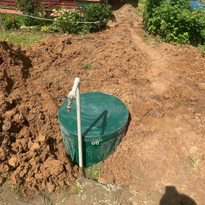 Обустройство с кессоном