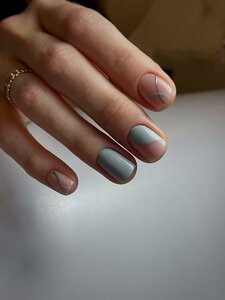 Маникюр с покрытием гель лак и укреплением
