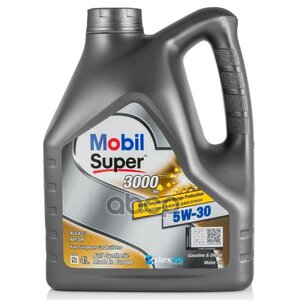 Mobil 153018 Масло моторное Mobil super 3000 xe 5w30 4 л