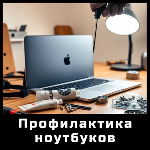 Профилактика ноутбуков с заменой термопасты