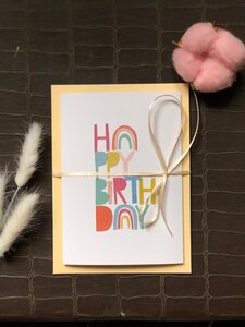 Открытка "Happy birthday"
