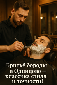 Бритье бороды Одинцово 
