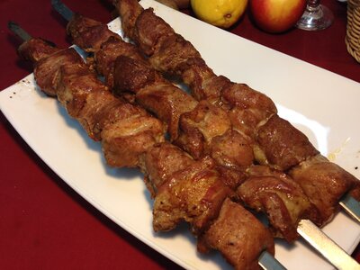 Шашлык из cвинoй шейки