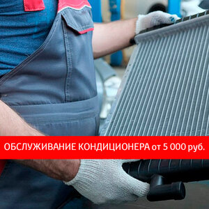 Обслуживание кондиционера: мойка радиатора+перезаправка