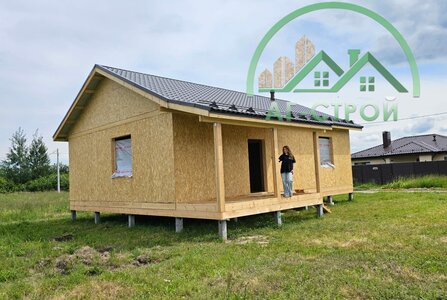 Строительство домов из СИП панелей 91м2