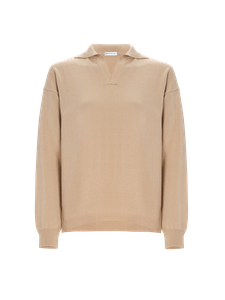 Джемпер поло PB010BG plus size (Бежевый, XXL(54-56))