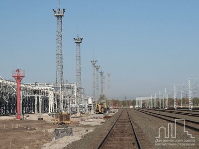 Прожекторные мачты и молниеотводы