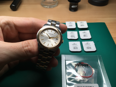 Ремонт механизма часов Tissot