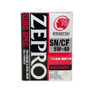 Масло моторное Idemitsu Zepro Euro Spec 5W-40