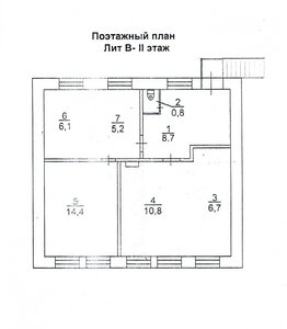 Поэтажный план и экспликация
