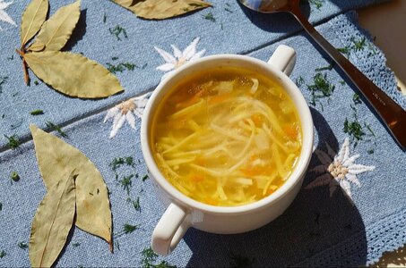 С домашней лапшой