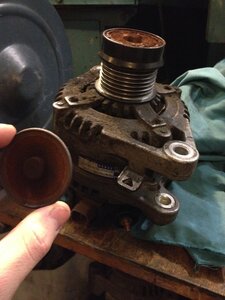 Замена муфты генератора