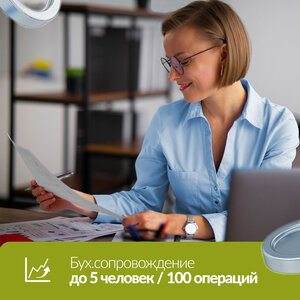 Бух. сопровождение до 5 человек/100 операций