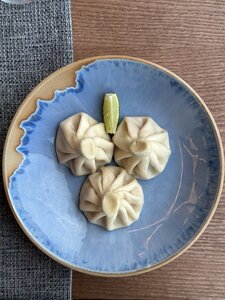 Хинкали с креветкой