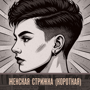 Женская стрижка (коротка)