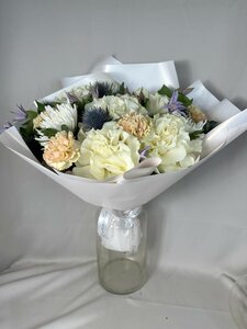 Букет «Сливочная Роза»