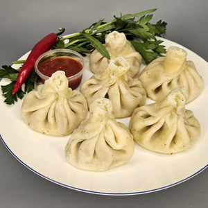 Хинкали с говядиной 6 шт (600 г)