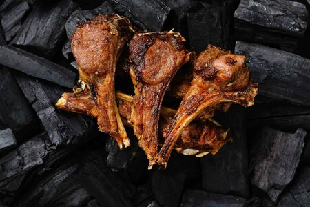 Шашлык из бараньей корейки